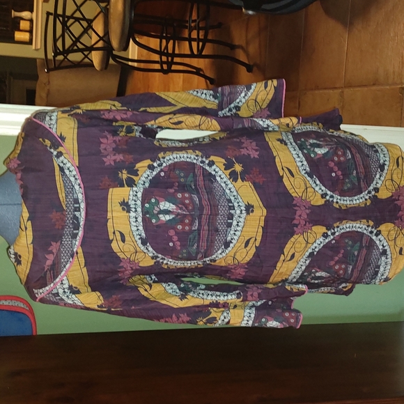 Adriana Barra Multicolor Blouse Sz. 3 - Picture 4 of 7